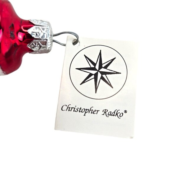 Radko Christmas Russain Santa White‎ Ornament Rare Pink Staff W Tag - Picture 10 of 15